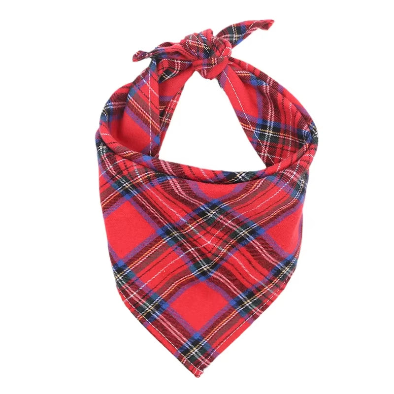 Classic Dog Bandana – Stylish Cotton Bibs for Medium & Large Dogs